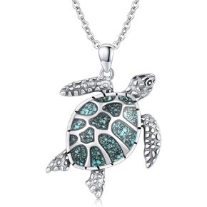 Cuoka Mermaid Necklace 925 Sterling Silver Nautical Mermaid Pendant,Summer Beach Theme Necklace,Cubic Zirconia Mermaid Jewelry Graduate Gifts for Women Girls
