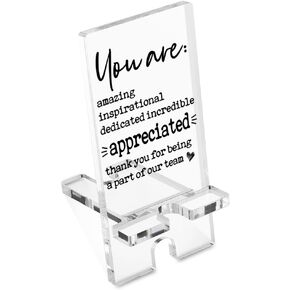 FOKCBOCM Thank you Appreciation gifts for Team Colleague Employee, Thank you for Being a Part of Our Team, Team Gifts for Employees Work Bestie Coworker Boss, Thank you Gifts Cell Phone Stands-DX197