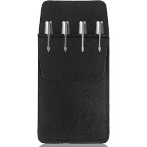 Pocket Protector, PU Leather Pocket Organizer, Pocket Protector for Men Shirt for School Office Hospital Supplies
