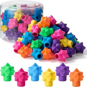 Mr. Pen- Pencil Erasers Toppers, 48 Pack, Vibrant Colors, Erasers for Pencil, Pencil Top Erasers, Pencil Eraser, Eraser Pencil, Pencil Cap Erasers, Eraser Caps, Eraser Tops, Pencil Topper Erasers