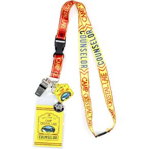 Friday The 13th Camp Crystal Lake Counselor Lanyard Clear ID Badge Holder