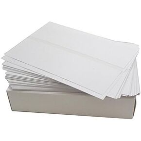 (Approved) Box of 300 Double Postage Meter Tapes with a Bright Face Stock 5 1/4 x 3 1/2 Compares to Pitney Bowes 612-0, 612-7, 612-9 & 620-9 Postage Meter Tape 05204 Two Labels Per Sheet (1 Pack)