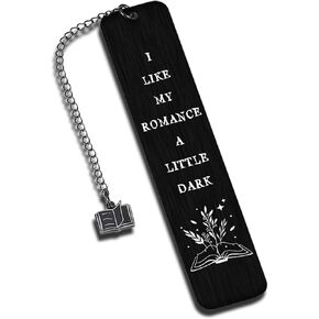 Dark Romance Merch for Adults Halloween Bookmarks Boo Basket Stuffers for Women Men, Book Lovers Gifts Dark Romance Book Marks for Reading Women Christmas Stocking Stuffer for Teens