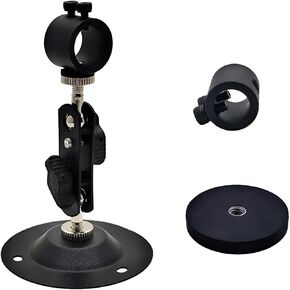 11-18mm Adjustable Stand Clamp Mount for Light Source Diode Module Flashlight or Torch with Magnetic Base
