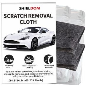 Nano Sparkle Cloth Car Scratch Remover Scratches Removal Cloth Easily Repair Auto Paint Remove Minor Scratches, Scuffs, Swirls, Paint Residues and Water Spots 2PCS