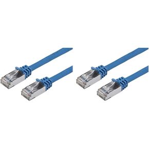 Monoprice Cat7 Ethernet Patch Cable - Snagless, 10G, Shielded, S/FTP,26AWG, 15 Feet, Black - Entegrade Series