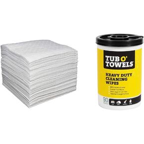 Heavy Weight Oil Absorbent Pads, Absorbing Mats, 20" Length x 15" Width,2pack