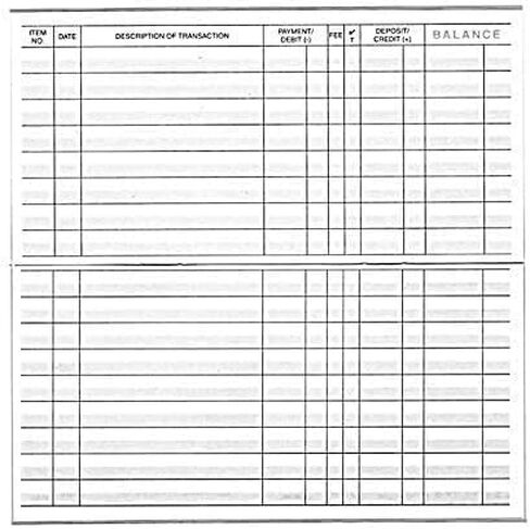 Checkbook Registers, 25-26-27 Calendars, Made in USA (12) in Saudi Arabia