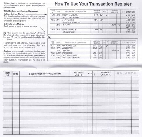 Checkbook Registers, 25-26-27 Calendars, Made in USA (12) in Saudi Arabia