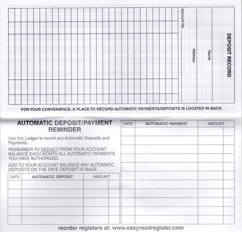Checkbook Registers, 25-26-27 Calendars, Made in USA (12) in Saudi Arabia