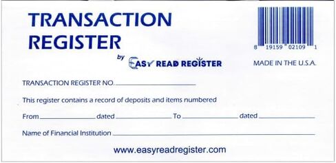 Checkbook Registers, 25-26-27 Calendars, Made in USA (12) in Saudi Arabia