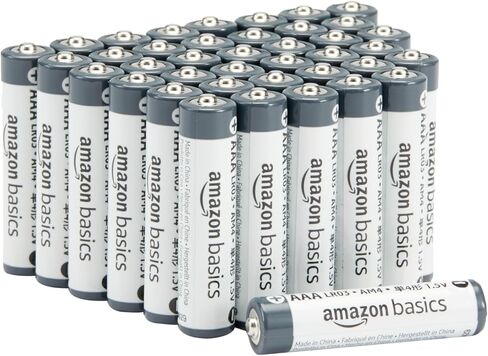 Amazon Basics 200 حزمة من البطاريات الصناعية القلوية AAA، 1.5 فولت، مدة صلاحية 5 سنوات in Saudi Arabia