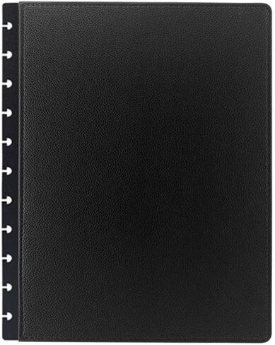 Junior Discbound Journal PU Leather Covers(1 Pair) Compatible with Circa Arc TUL and Happy Planner(Khaki,Junior) in Saudi Arabia