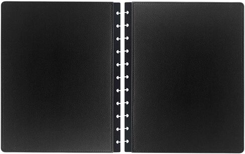 Junior Discbound Journal PU Leather Covers(1 Pair) Compatible with Circa Arc TUL and Happy Planner(Khaki,Junior) in Saudi Arabia
