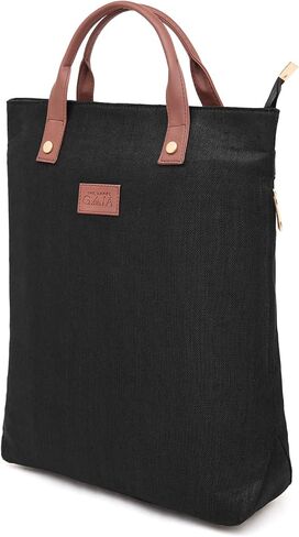 Premium 2-in-1 Hemp Tote Backpack | Sustainable Organic Fabric | Fits 13" Laptops | Spacious & Multi-Compartment Design | Navy Blue in Saudi Arabia