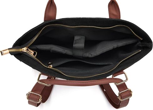 Premium 2-in-1 Hemp Tote Backpack | Sustainable Organic Fabric | Fits 13" Laptops | Spacious & Multi-Compartment Design | Navy Blue in Saudi Arabia