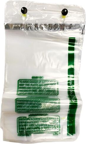 NuBox Clear 9x14 'Ready to Ship' Sealable 1.5 mil Poly Bags w/Self-Seal, Suffocation Warning, 100% FBA Packaging and Prep Compliance, 9" x 14" wicketed (1,200 Bags) in Saudi Arabia