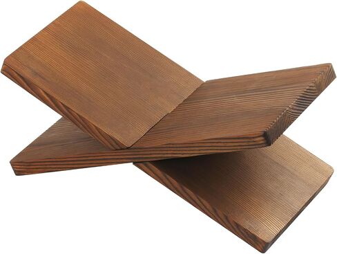 Wood Book Stand for Reading - Book Display Stand, Cook Book Stand, Textbook Stand, Recipe Book Holder Stand, Open Book Holder (Black) (Redwood) in Saudi Arabia