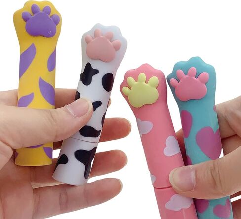4 قطع ممحاة مخالب لطيفة ممحاة كرتونية ممحاة Kawaii ممحاة أحمر الشفاه تصميم محايات للمدرسة والأطفال والبنات والنساء (4 قطع مخلب) in Saudi Arabia