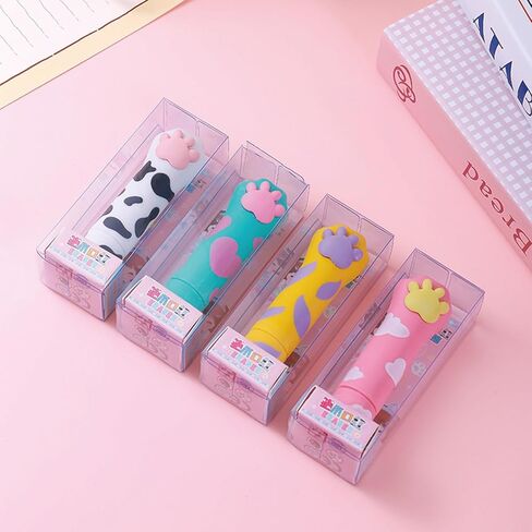 4 قطع ممحاة مخالب لطيفة ممحاة كرتونية ممحاة Kawaii ممحاة أحمر الشفاه تصميم محايات للمدرسة والأطفال والبنات والنساء (4 قطع مخلب) in Saudi Arabia