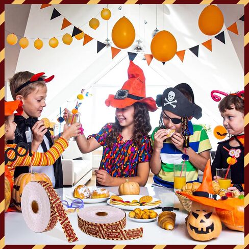 Pasimy Circus Tickets Roll Carnival Tickets Raffle Tickets Carnival Party Ticket Trick or Treat Raffle Ticket Circus Party Decorations for Halloween Circus Party Favors Supplies (Halloween, 1000) in Kuwait