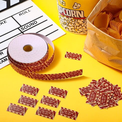 Pasimy Circus Tickets Roll Carnival Tickets Raffle Tickets Carnival Party Ticket Trick or Treat Raffle Ticket Circus Party Decorations for Halloween Circus Party Favors Supplies (Halloween, 1000) in Kuwait
