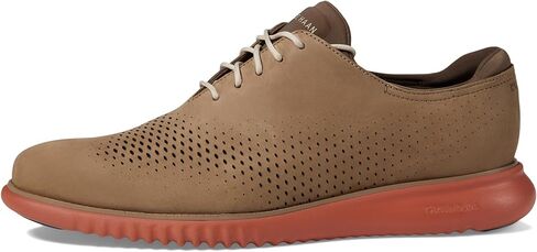 حذاء Cole Haan للرجال 2.Zerogrand Laser Wingtip Oxford، أسمر بريطاني/جافا، عرض 8.5 in Kuwait