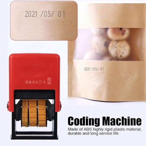 D-4 type Adjustable Date Coding Machine Highly Manual Printing Tool in Saudi Arabia