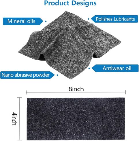 قماش نانو سباركل من Breathe Green، مزيل خدوش السيارة من قماش نانو سباركل، قماش نانو سباركل لخدوش السيارة، قماش نانو سباركل (Blcak-3pack) in Kuwait