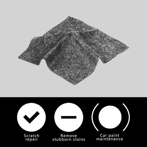 قماش نانو سباركل من Breathe Green، مزيل خدوش السيارة من قماش نانو سباركل، قماش نانو سباركل لخدوش السيارة، قماش نانو سباركل (Blcak-3pack) in Kuwait