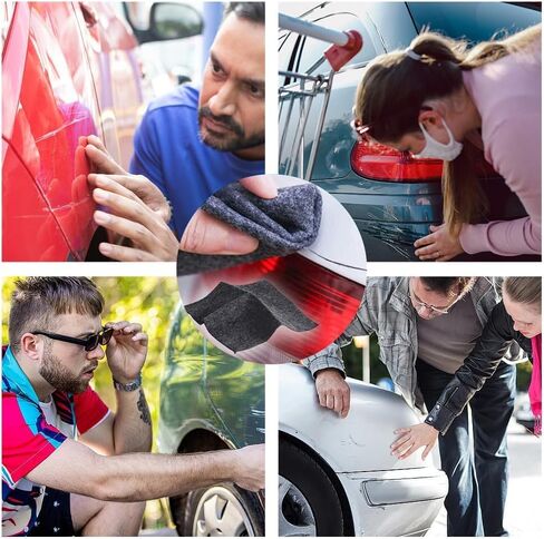 قماش نانو سباركل من Breathe Green، مزيل خدوش السيارة من قماش نانو سباركل، قماش نانو سباركل لخدوش السيارة، قماش نانو سباركل (Blcak-3pack) in Kuwait