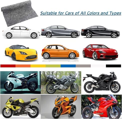 قماش نانو سباركل من Breathe Green، مزيل خدوش السيارة من قماش نانو سباركل، قماش نانو سباركل لخدوش السيارة، قماش نانو سباركل (Blcak-3pack) in Kuwait