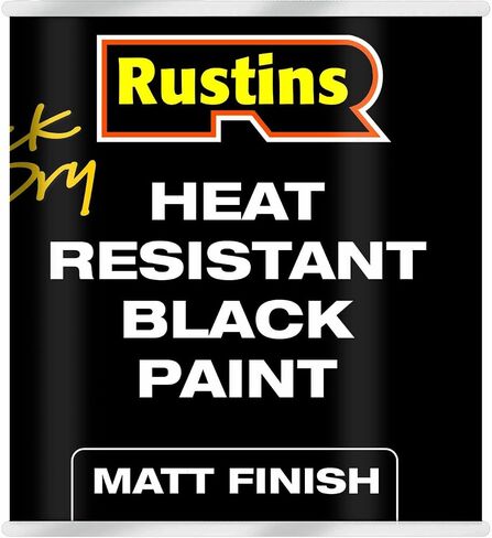 Heat Resistant Black Paint 250ml in Kuwait