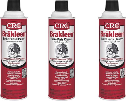 منظف ​​أجزاء الفرامل CRC 05089 BRAKLEEN - غير قابل للاشتعال - 19 أونصة، 3 عبوات in Kuwait
