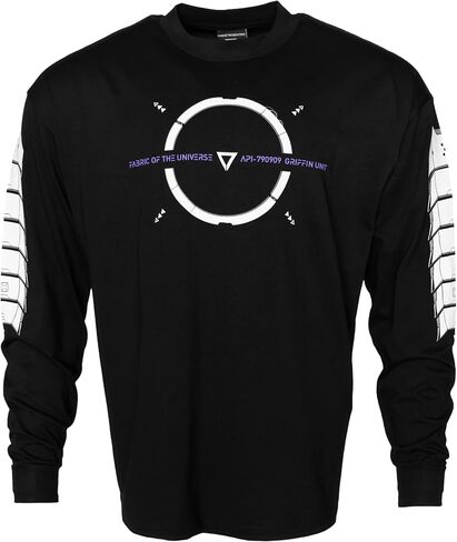تي شيرت بأكمام طويلة من نسيج الكون Techwear Graphic Fashion Streetwear in Kuwait