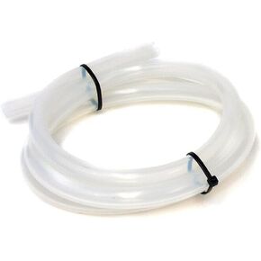 HPS HTSVH2-CLEARx5 Clear 5' Length High Temperature Silicone Vacuum Tubing Hose (60 psi Maxium Pressure, 5/64" ID)