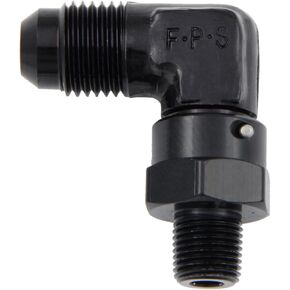 Fragola 499162-BL Black Size (-6) x 1/8 MPT 90° Swivel Adapter