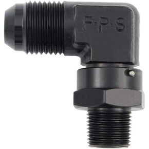 Fragola 499104-BL Black Size (-4) x 1/8 MPT 90° Swivel Adapter