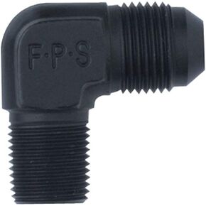 Fragola 482210-BL Black Size (-10) x 1/2" MPT 90° Adapter Fitting