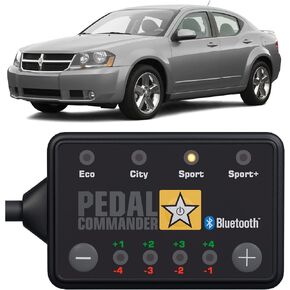 PEDAL COMMANDER for Dodge Avenger 2008-2014 Throttle Response Controller Fits: 2nd Gen, SE, SXT, SXT Plus, Express, R/T, Mainstreet, Lux, Heat, 2.0L 2.4L 2.7L 3.5L 3.6L, Dodge Avenger Accessories