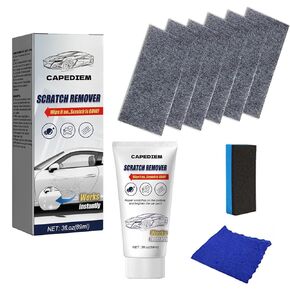 6Pcs New Nano Sparkle Cloth Car Scratch Remover, Car Scratch Repair Paste, Car Scratch Repair Paste Polishing Wax, Nano Sparkle Cloth for Car Scratches, Magic Car Scratch Repair Cloth