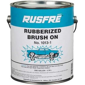 RUS-1013 Brush-on Rubberized Undercoating, 1-gallon, black