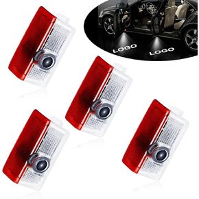TINSKY 4 PCS Car Door Light Logo LED Car Light Logo Compatible with Accessories A B C E M GL GLA GLC GLE GLS Class W205 W213 W176 W166 3D Ghost Shadow Light Upgraded Welcome Courtesy Projector