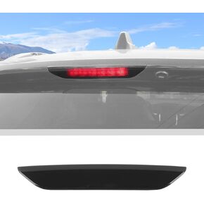 JWWY High-Mount Brake High-Level Stop Light Cover Trim Fit for 2014-2020 Dodge Durango,for 2011-2022 Jeep Grand Cherokee,for 2011-2016 Jeep Compass Exterior Accessorie Blackened