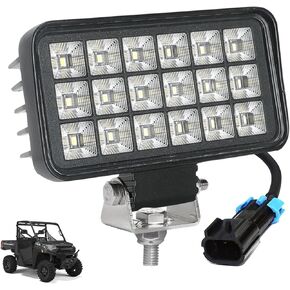 SUNPIE Backup Lights Compatible with Polaris Ranger 1000 2018-2024, Bright Reverse Light Kit w/Switch, 36W Waterproof LED Kit for Ranger 1000 Crew, Plug and Play