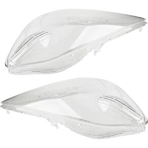 MOTOALL Car Headlight Cover Front Left & Right, 1 Pair of Car Headlamp Lens Cover Fit for Honda Hatchback 09-10, Clear, Replacement