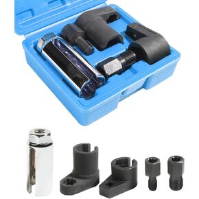 5pcs Oxygen Sensor Socket,O2 Sensor Wrench,Car Accessories Automotive Oxygen Sensor Socket Removal Tool Wrench and Thread Chaser Set for Removing and Installing Oxygen Sensors,Vacuum Switches