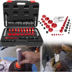 Sunluway Bearing Press Kit, 43 pcs Bearing Race and Seal Driver Set with Seal Driver and Bearing Adapters, Seal Installer Bearing Driver Kit for Bearing Installation