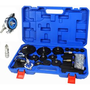 12 PCS Brake Master Cylinder Bleeder Kit Brake Master Cylinder Adapter Kit Brake Bleeder Kit 12PCS Brake Bleeder Adapter Set with 1 Japanese Quick Connector