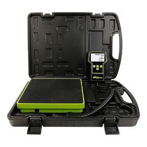 220LBS Electronic Refrigerant Charging Weight Scale High Precision Large Screen Backlit Display Digital Freon Scale for HVAC AC Refrigerant Recovery Tank Recharging with Case Heavy Duty Small Business